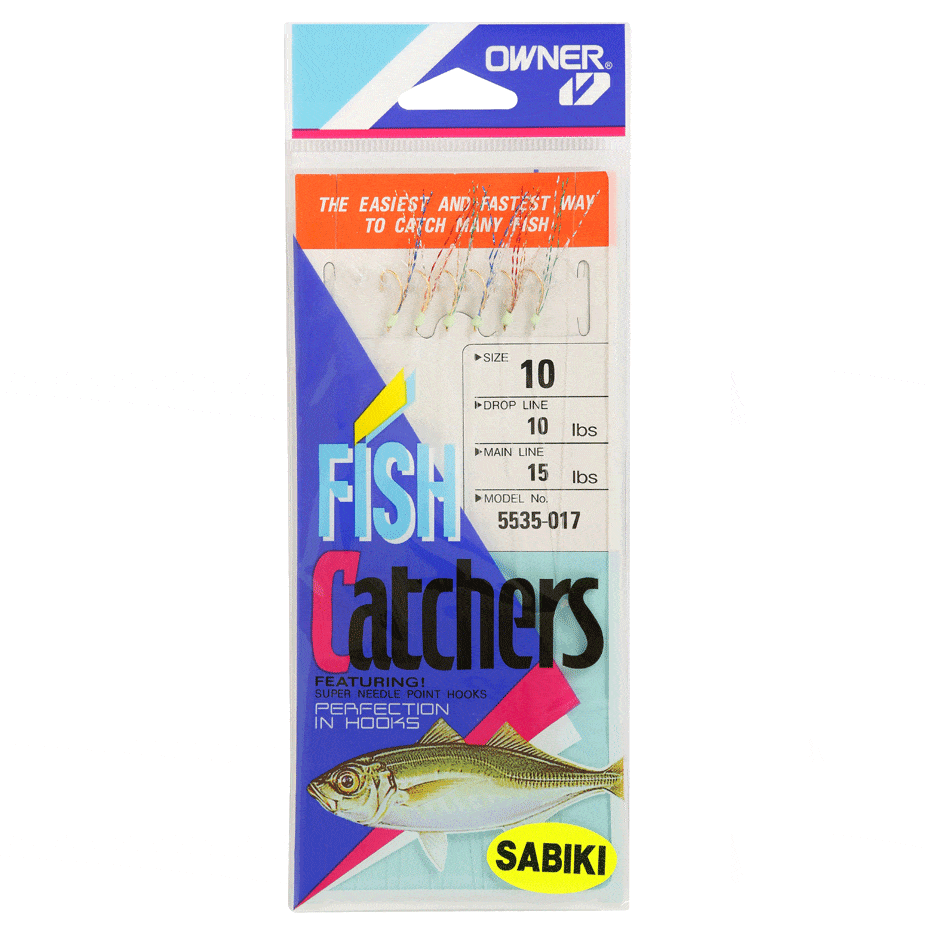 [5 PACK] #9 Sabiki Rigs Live Bait Fishing Jigs Jig Slimies Yakka Sabikis  Terminal Tackle Lures