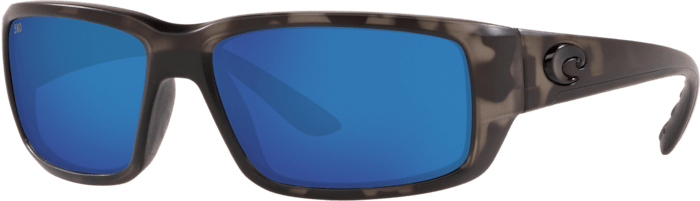 Costa Del Mar Ocearch Fantail Polarized Sunglasses (580G - Glass Lenses) Tiger Shark Ocearch - Blue Mirror (TF140OC OBMLP)