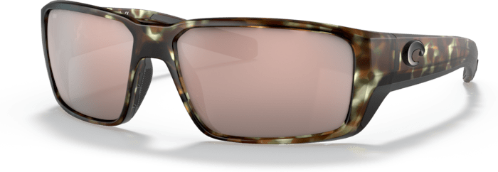 Costa Del Mar Fantail Pro Polarized Sunglasses (580G - Glass Lenses) Matte Wetlands - Copper Silver Mirror 580G