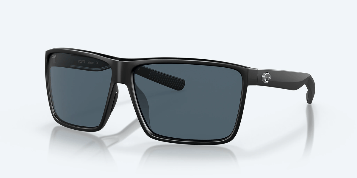 Costa Del Mar Rincon Polarized Sunglasses (580P - Polycarbonate Lenses) Matte Black - Gray Polarized 580P