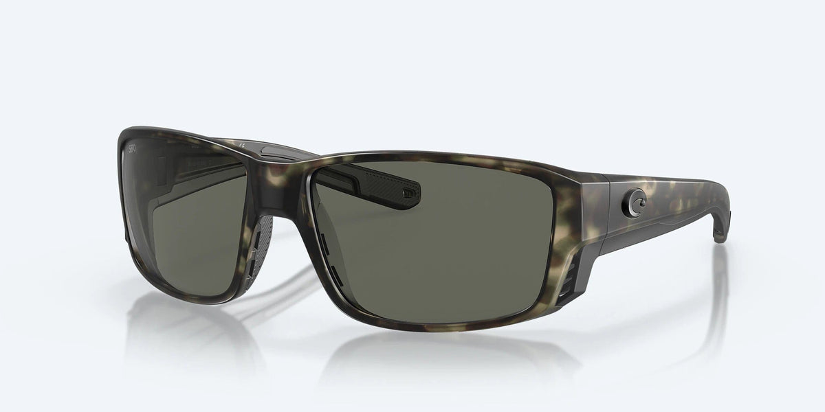 Costa Del Mar Tuna Alley Pro Polarized Sunglasses (580G - Glass Lenses) Matte Wetlands - Gray 580G