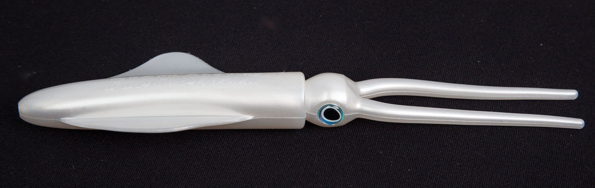 Fish Snax da’Squid 7 ½ inch Squid Imitation - 3 Pack Amber Gold Fleck