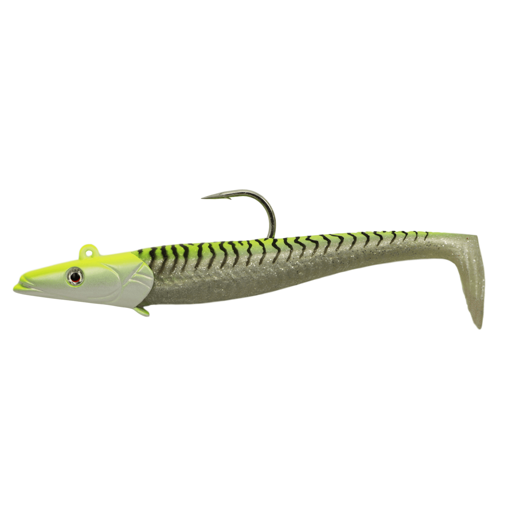  Savage Gear Sandeel Fishing Bait, 1 1/2 oz, Chartreuse White,  Realistic Contours & Movement, Durable Construction, Two Tie Points, 5X  Hooks, Holographic Eyes, Bait Keeper : Sports & Outdoors