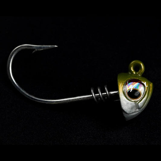 No Live Bait Needed (NLBN) Screwlock Jigheads for 5" Bait (2 Pack)