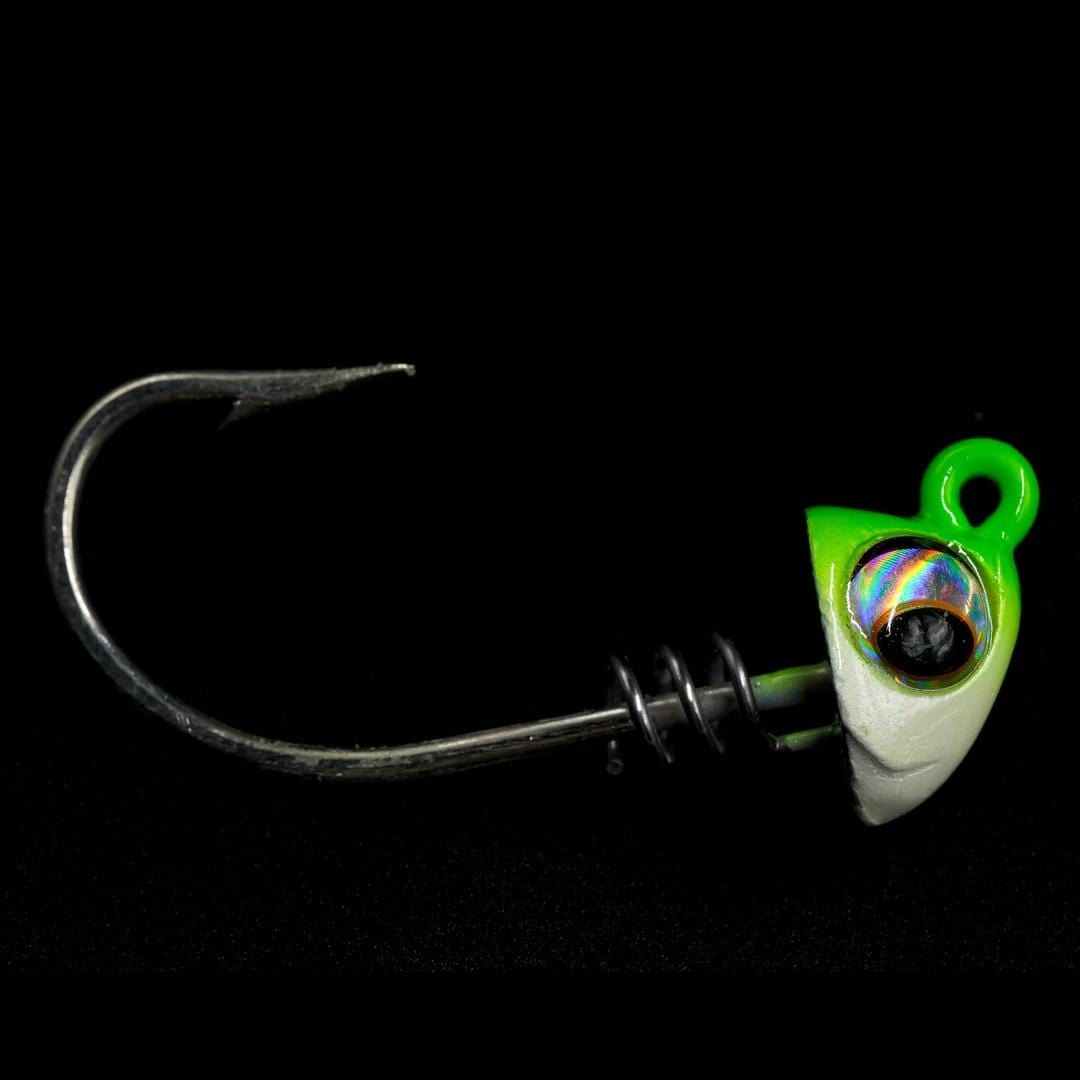 No Live Bait Needed 5 Jig Heads Hell Yeah Butter / 1oz