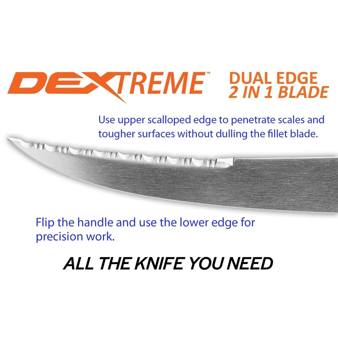 Dexter Dextreme Dual Edge Stiff Fillet Knife - The Saltwater Edge