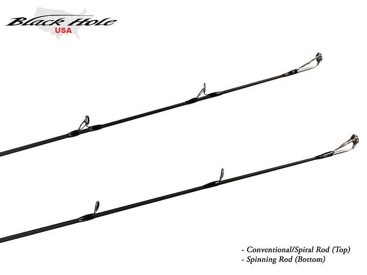 Black Hole USA Challenger Bank Conventional Rods (Spiral Wrapped)