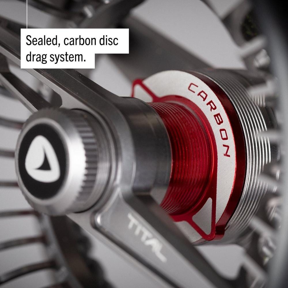 drag system fly reel Tital Fly Reel