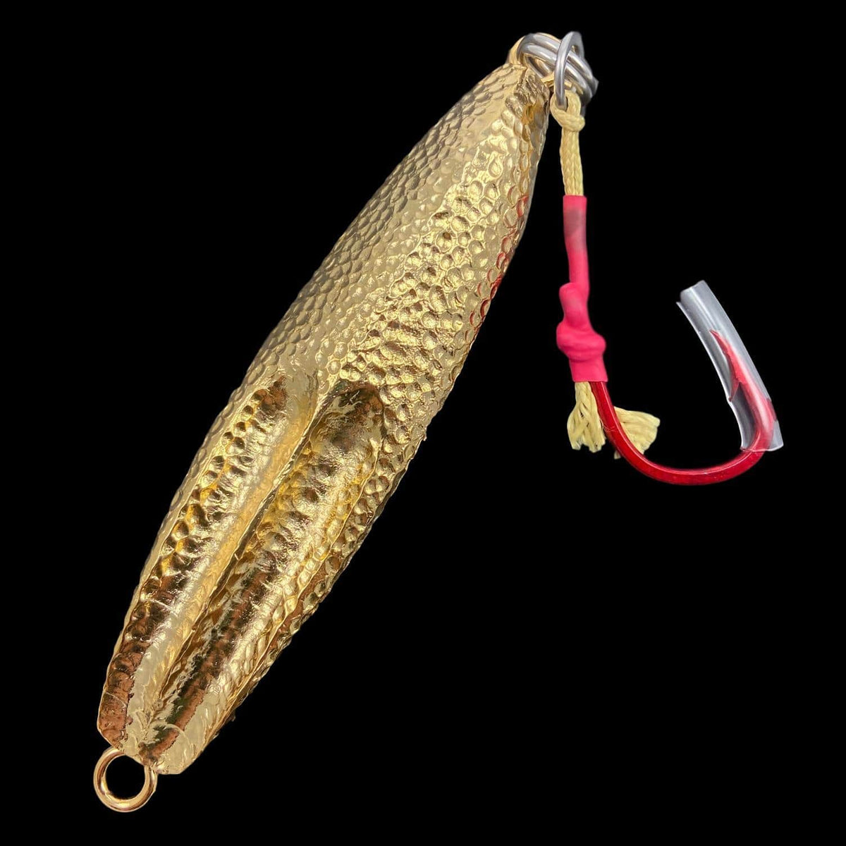 Point Jude Lures Hammer&#39;n Groove Vertical Jig 7oz / Gold