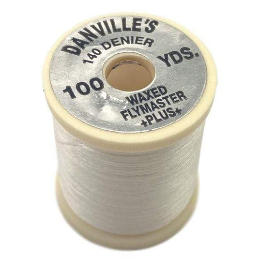 Danville Flymaster Plus Waxed Thread 140 Denier White