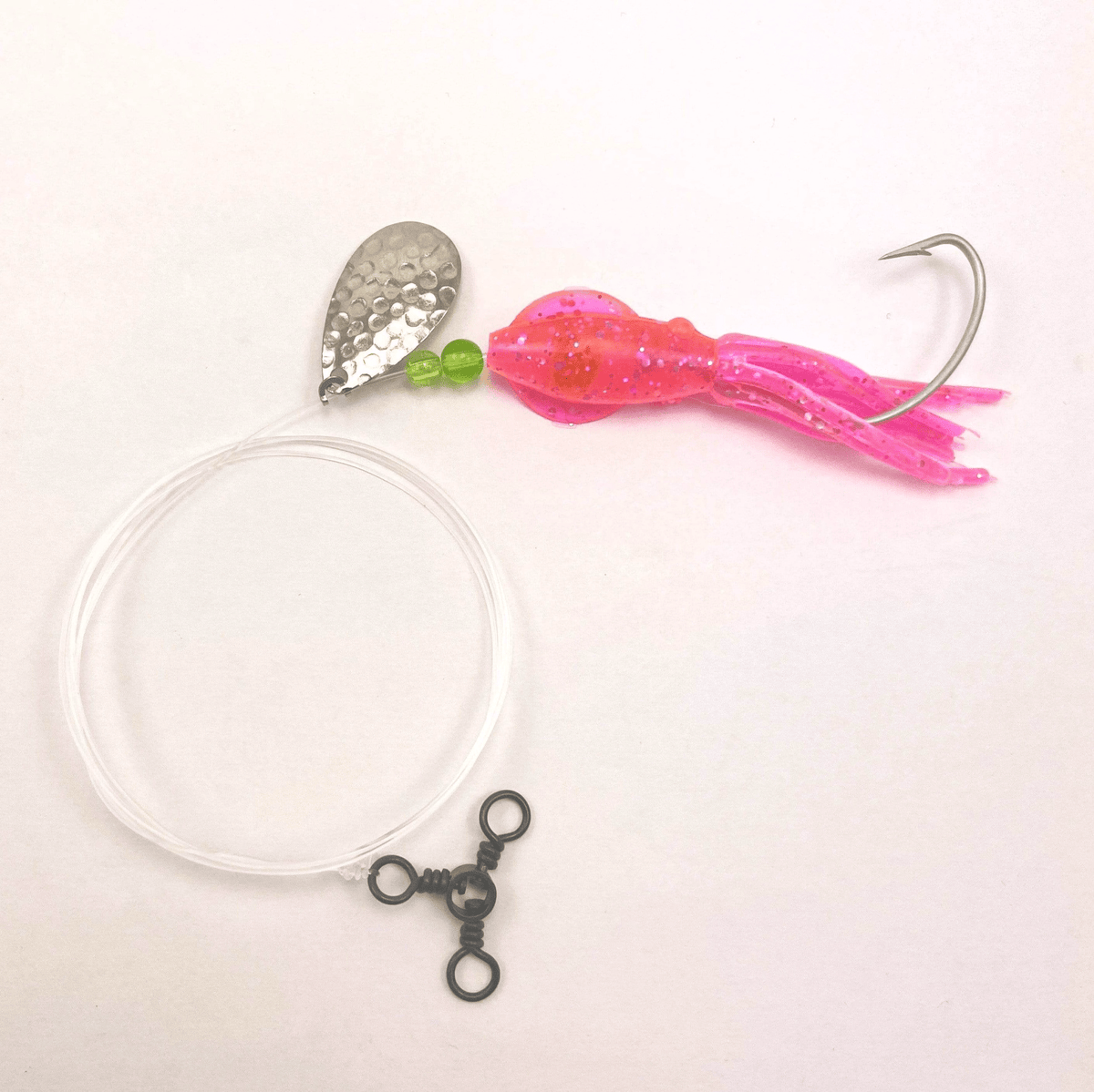 Thomcat Original 3-Way Fluke Rig - 4/0 Hook Pink
