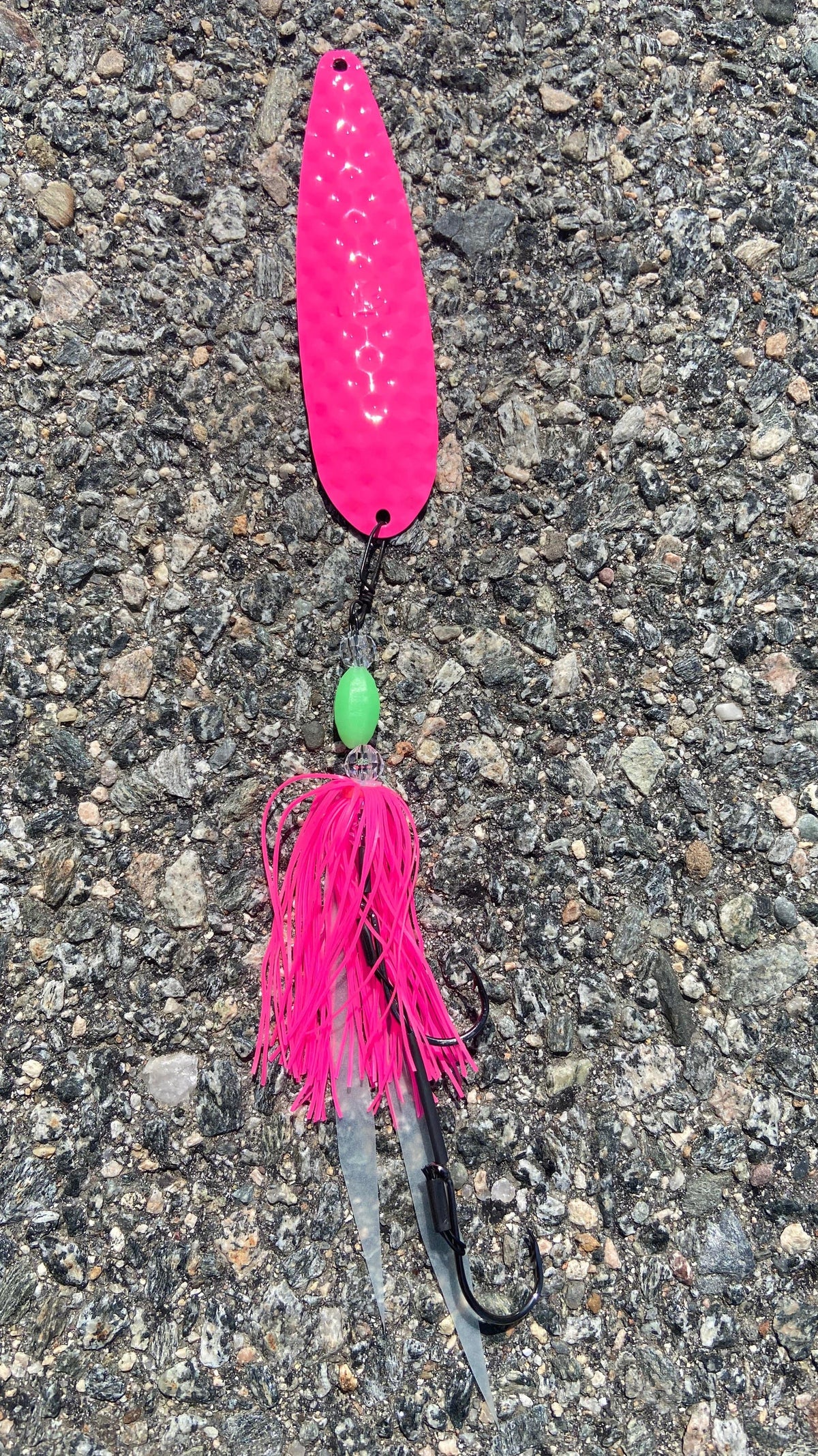 M3Tackle 4.75" Fully Rigged Spoons Shocker Pink