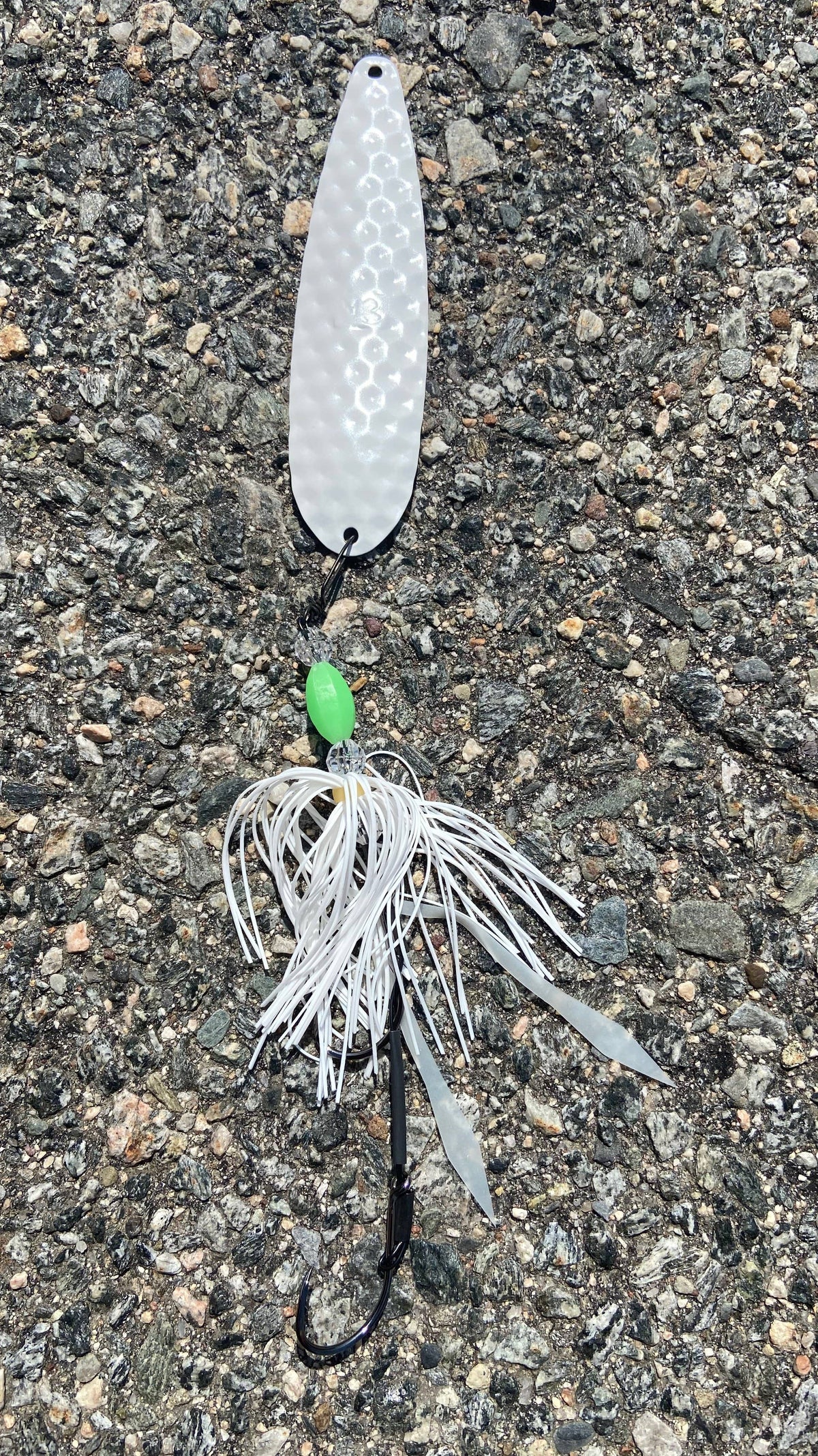 M3Tackle 5.5" Fully Rigged Spoons Pearl White