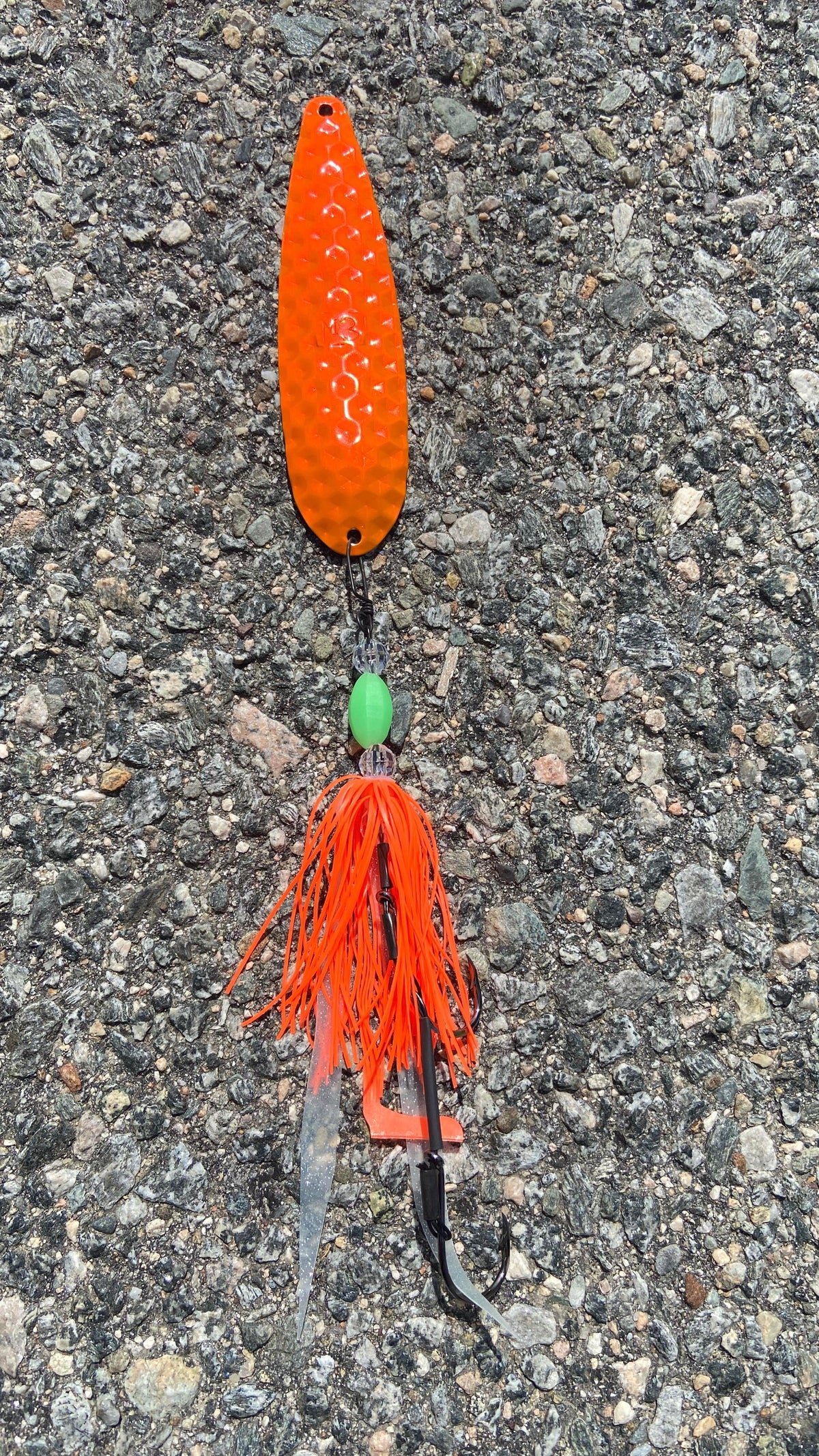 M3Tackle 4.75" Fully Rigged Spoons Fire Candy