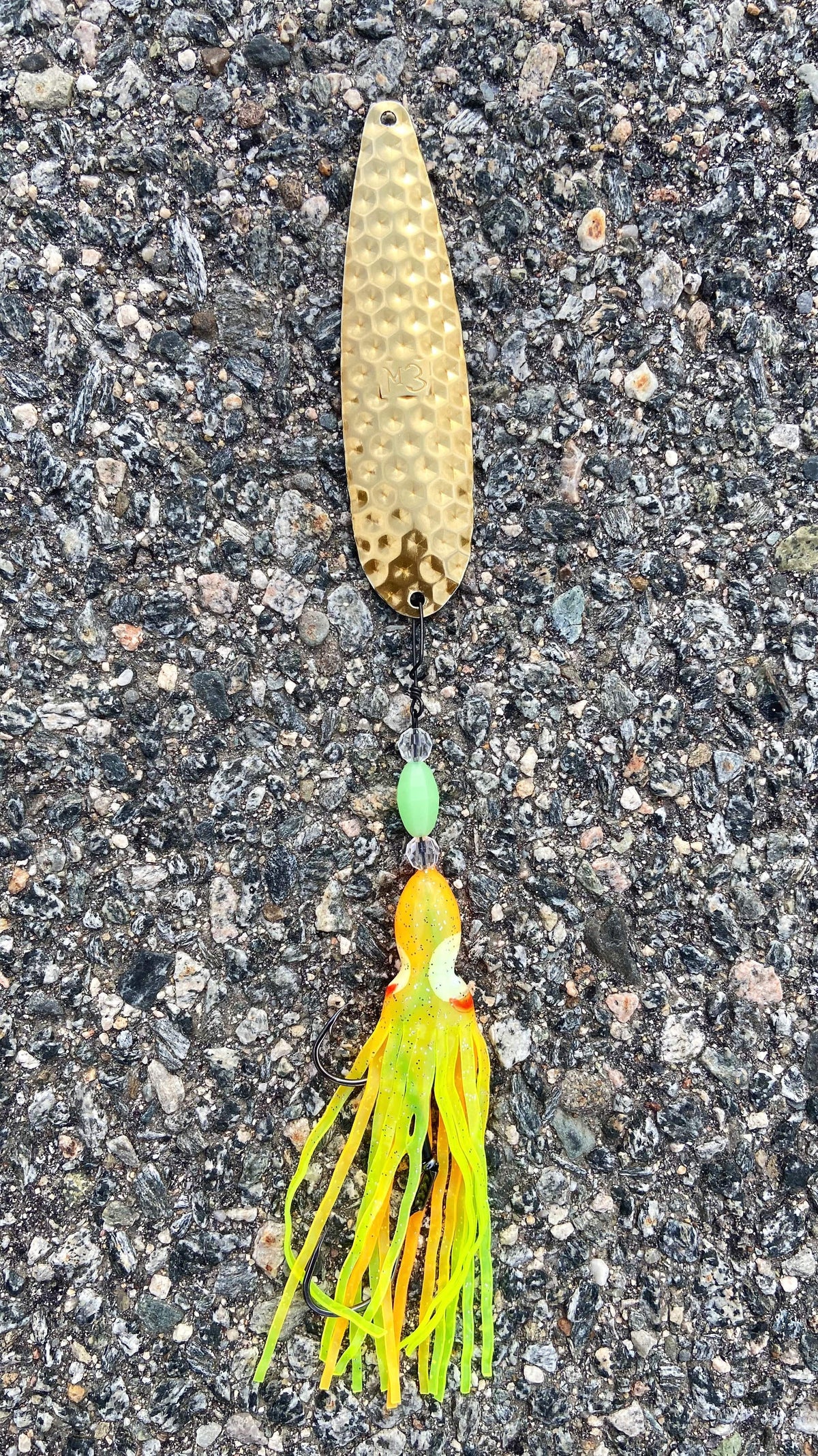 M3Tackle 4.75" Fully Rigged Spoons Gold