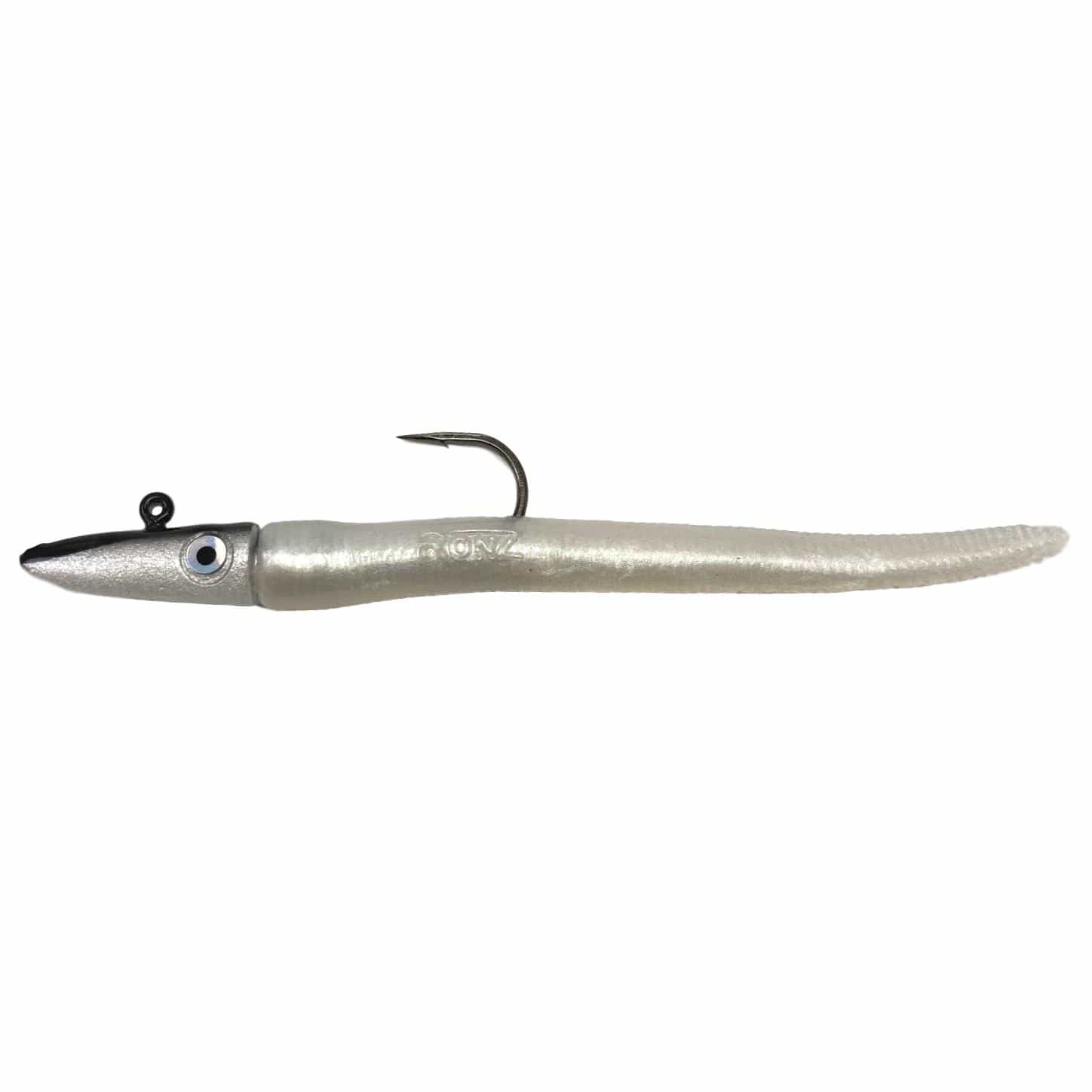 RonZ Original Series Rigged Soft Baits 4" - 1/4oz / White Pearl