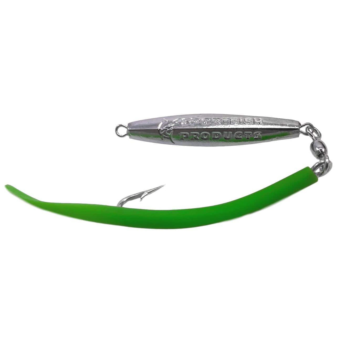 Sportfish Products Ava Jigs 1 oz - 6/0 / Flo. Green Tube Tail