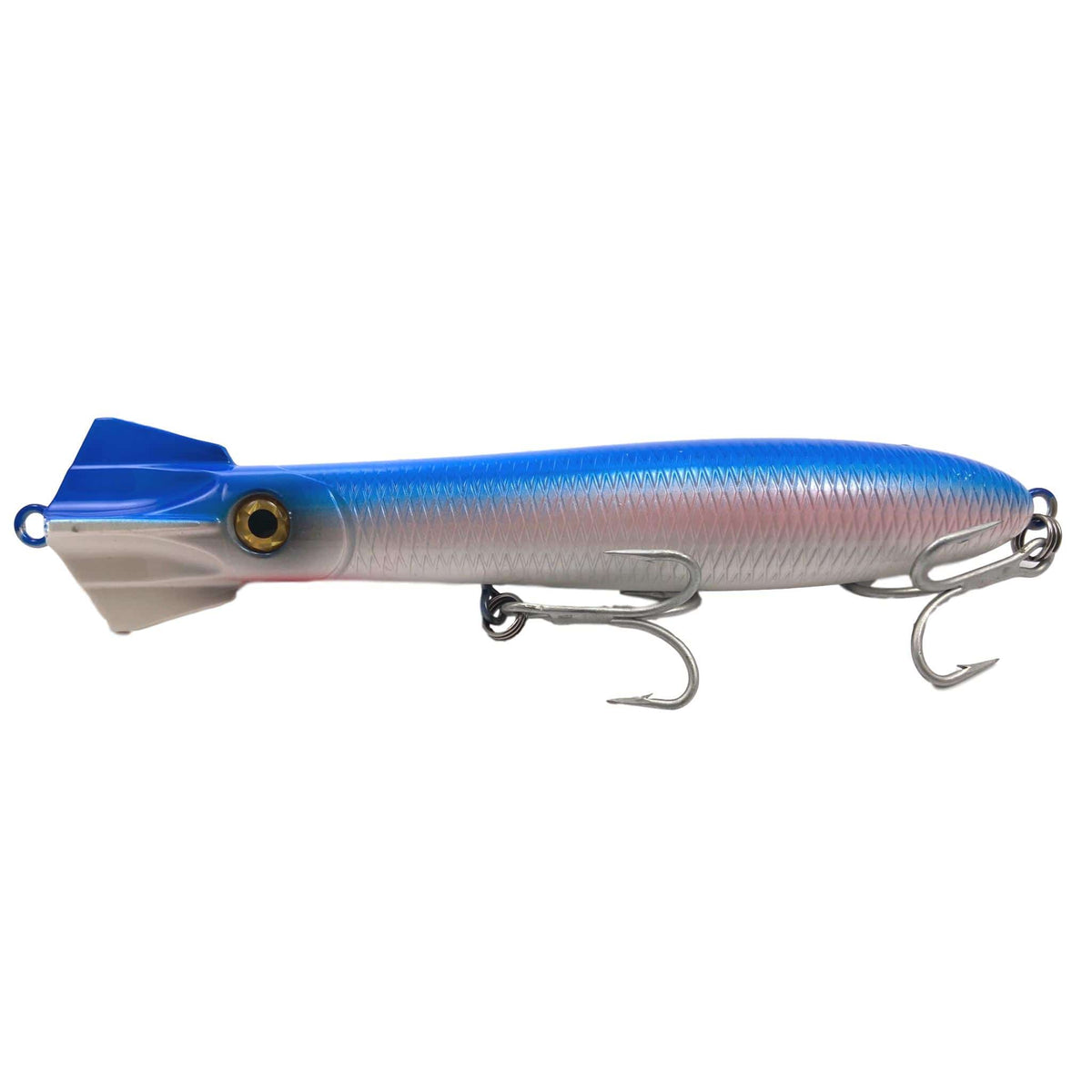 Northbar Tackle Flying Squid Pencil Popper Blue White/Pink Haze