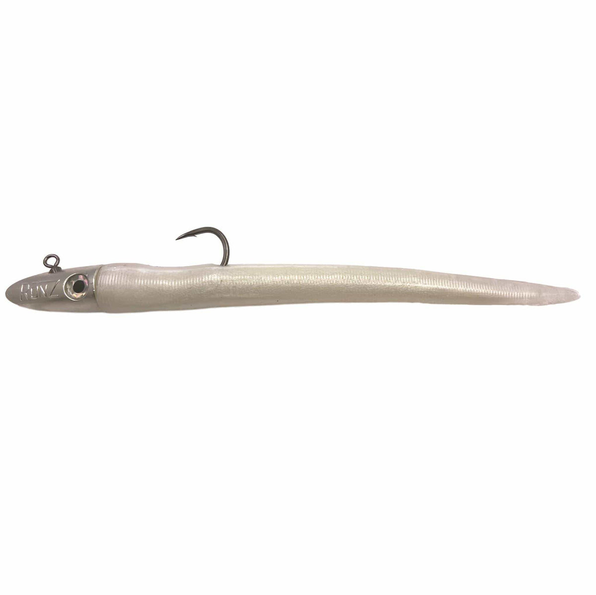 RonZ Big Game Series Rigged Soft Baits 8&quot; - 1.75oz Big Game Series HD / White Pearl