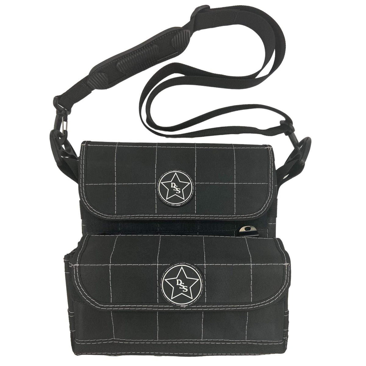 Dark Star Surfcasting - 3 Tube Surf Bag Black/Gray Stitching