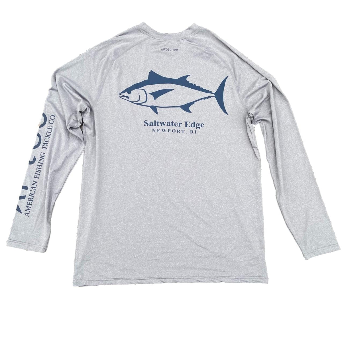 SWE Bluefin Stencil Long Sleeve Performance Shirt - by Aftco