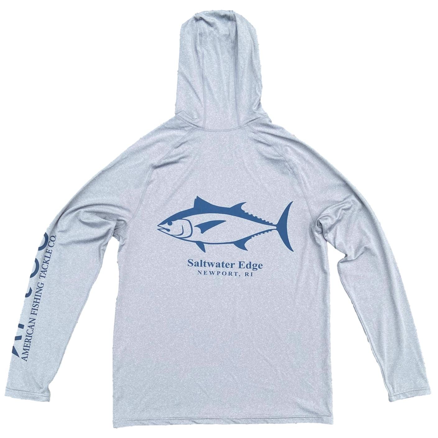 SWE Bluefin Stencil Long Sleeve Performance Hoodie - by Aftco