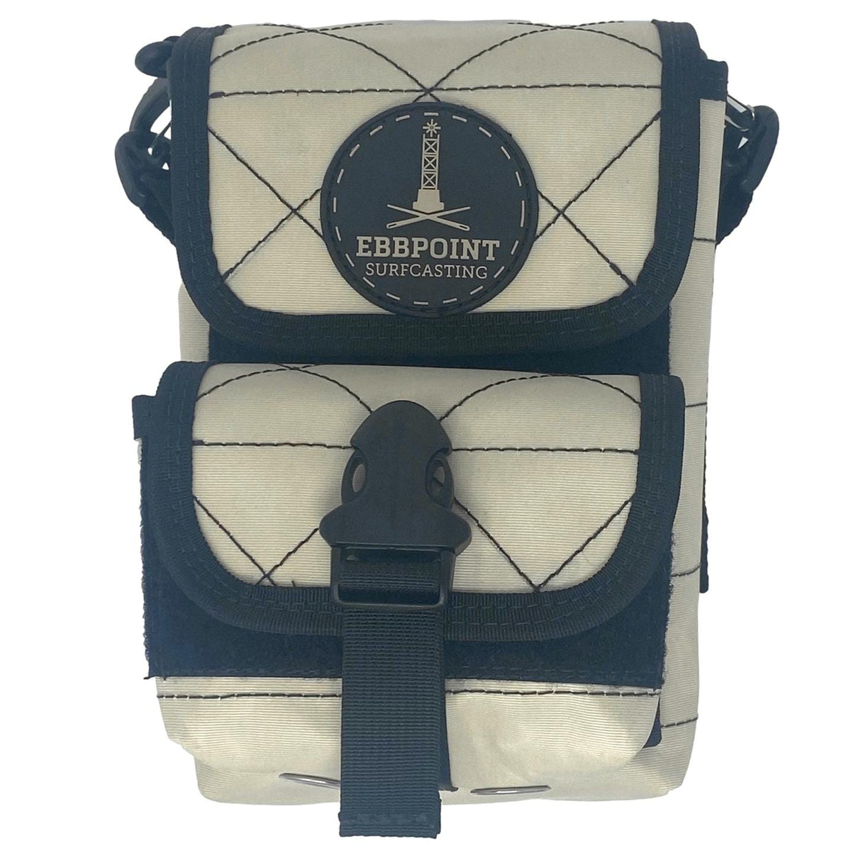 Ebbpoint Surfcasting "Beach Walker" Surf Bags - Diamond Stitched Sand/Black