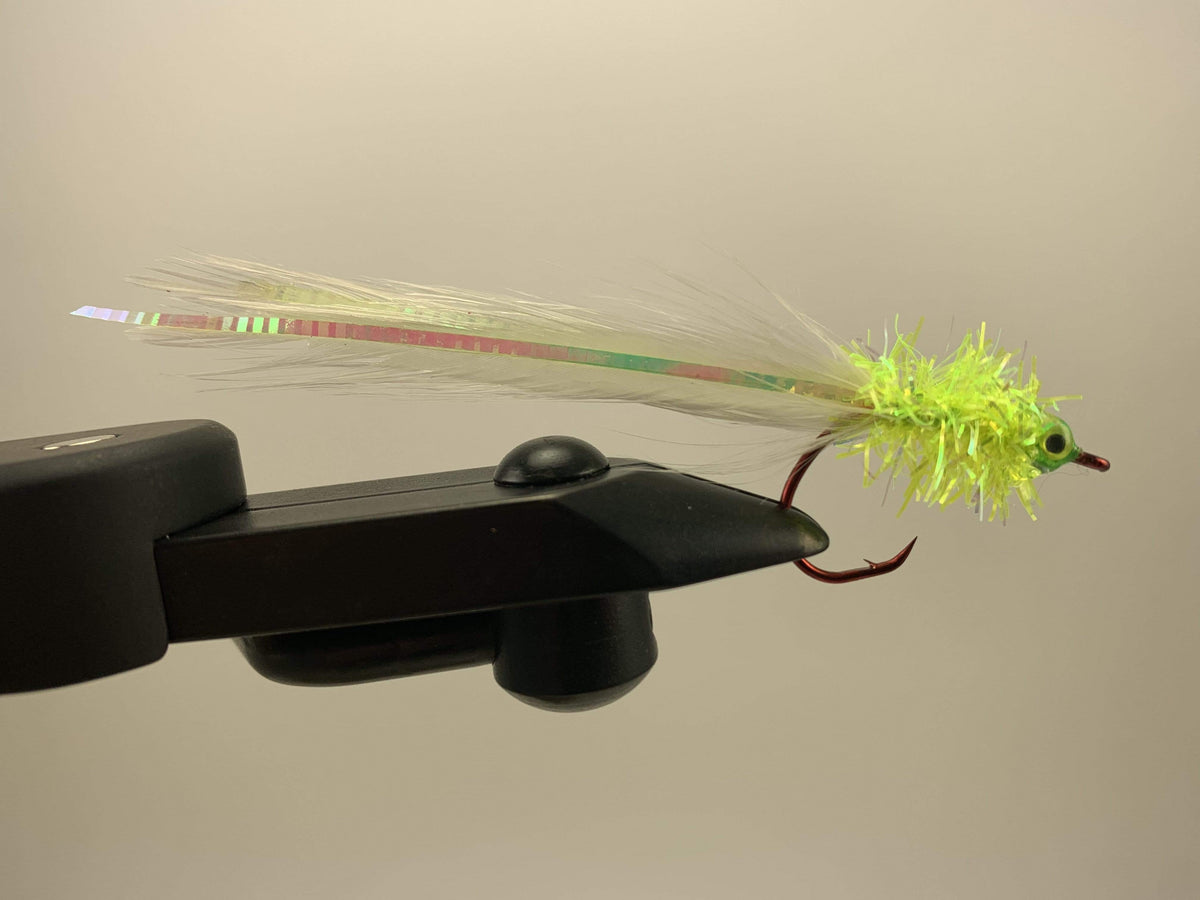 Steve Cook's Poor Man's Albie Whore 1/0 / Chartreuse Pearl Flash