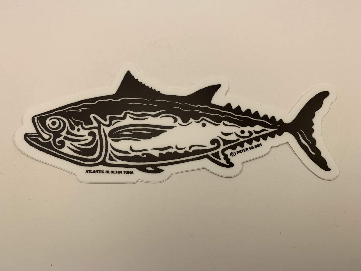 Fish Stickers &quot;Tribal Art&quot; Bluefin Tuna