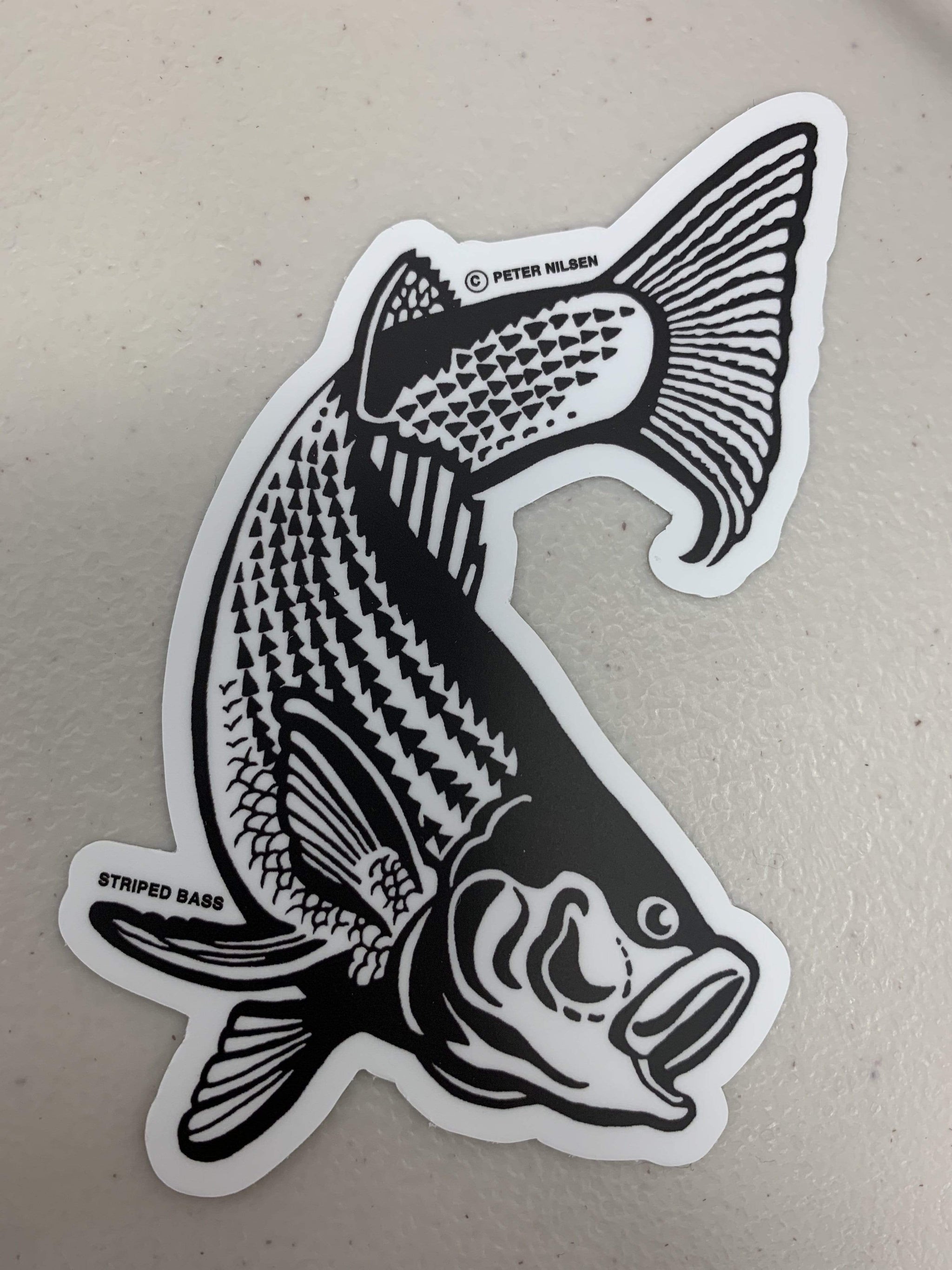 Fish Stickers Tribal Art - The Saltwater Edge