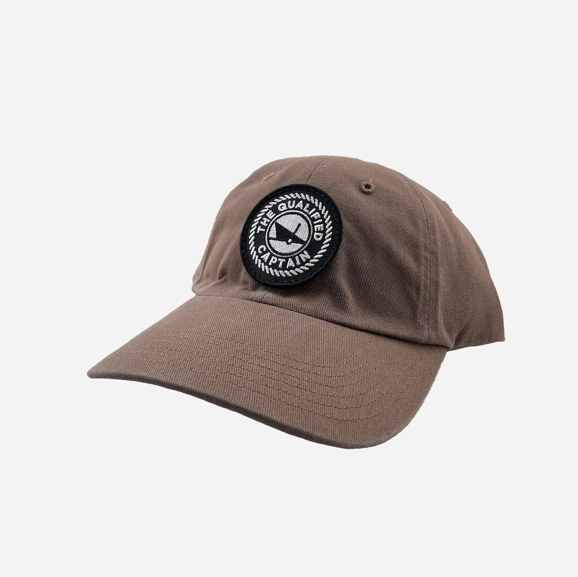 The Qualified Captain Leather Patch Dad Hat