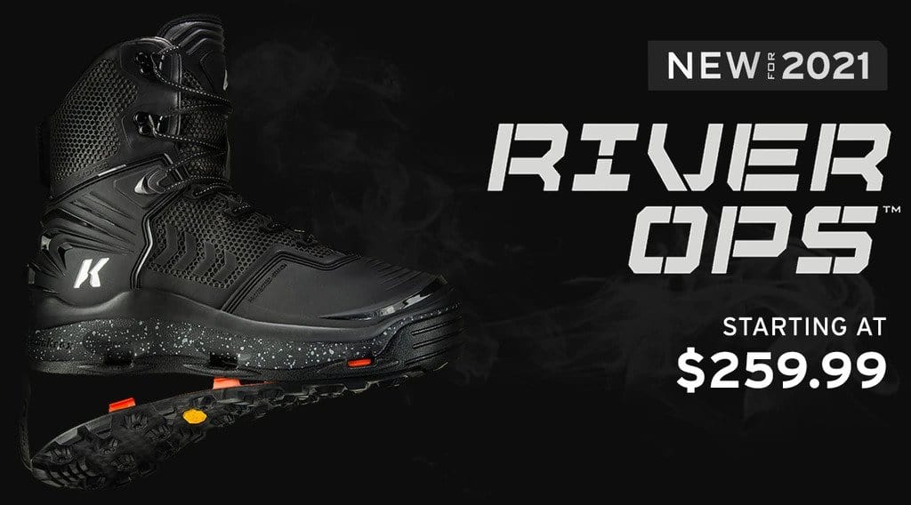 Korkers River Ops Wading Boots (Felt & Vibram Soles)