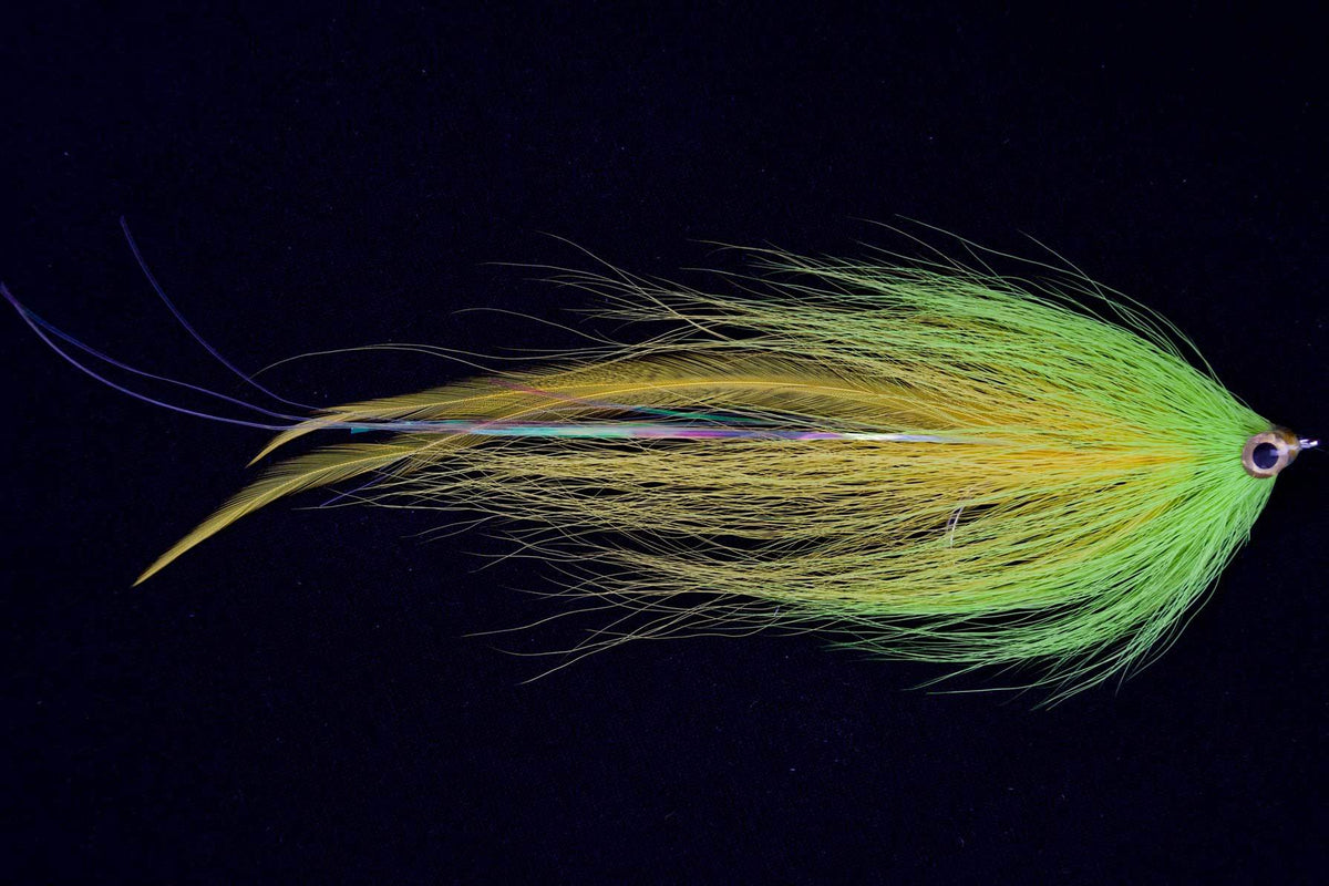 LI Flies Hollow Flies 3/0 Lemon/Lime