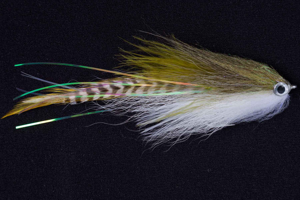 LI Flies Mullet Marauders 1/0 / Olive/White