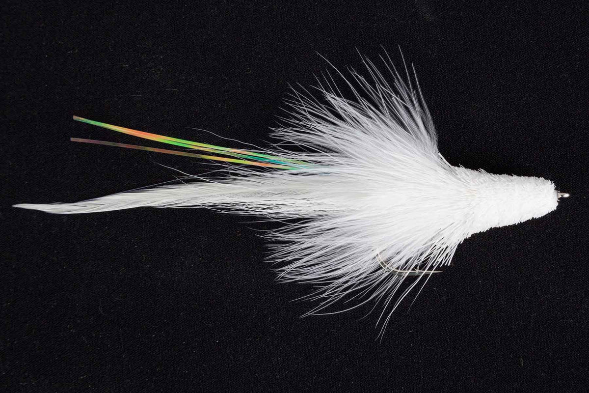 LI Flies Snake Fly Flatwing White