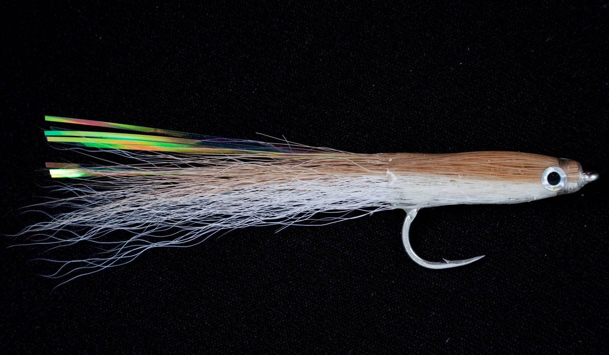 LI Flies Inlet Candies Tan/White