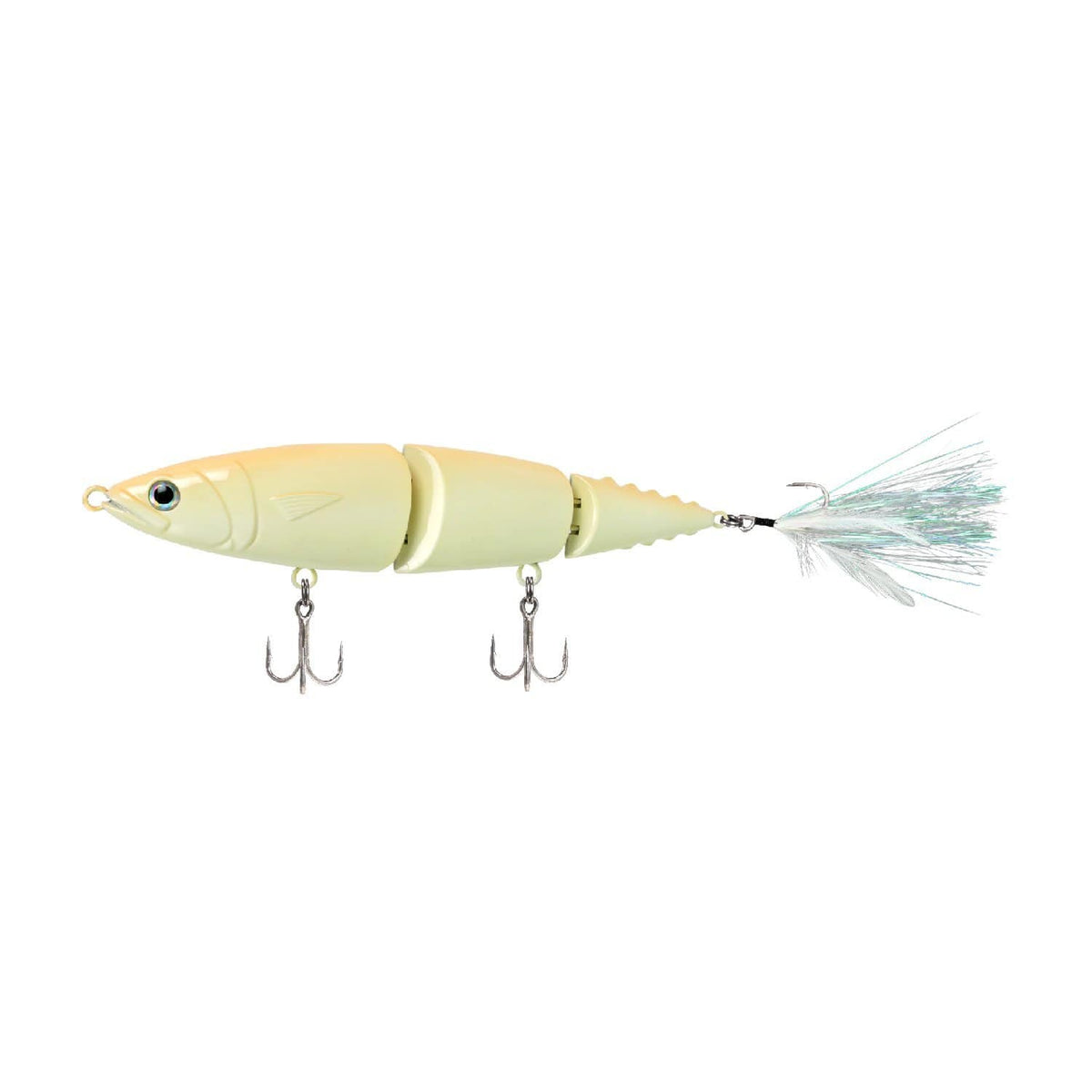 FishLab Mack Attack Hard Swimbait Slow Sink - 2 1/2oz - 7" / Bone