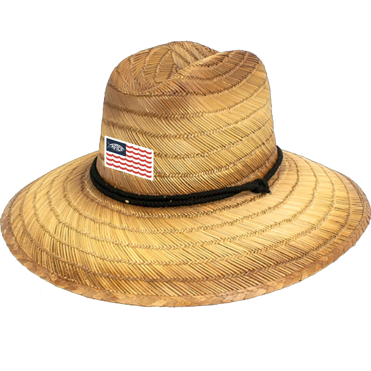 Aftco Palapa 3 Straw Hat Tea Stain