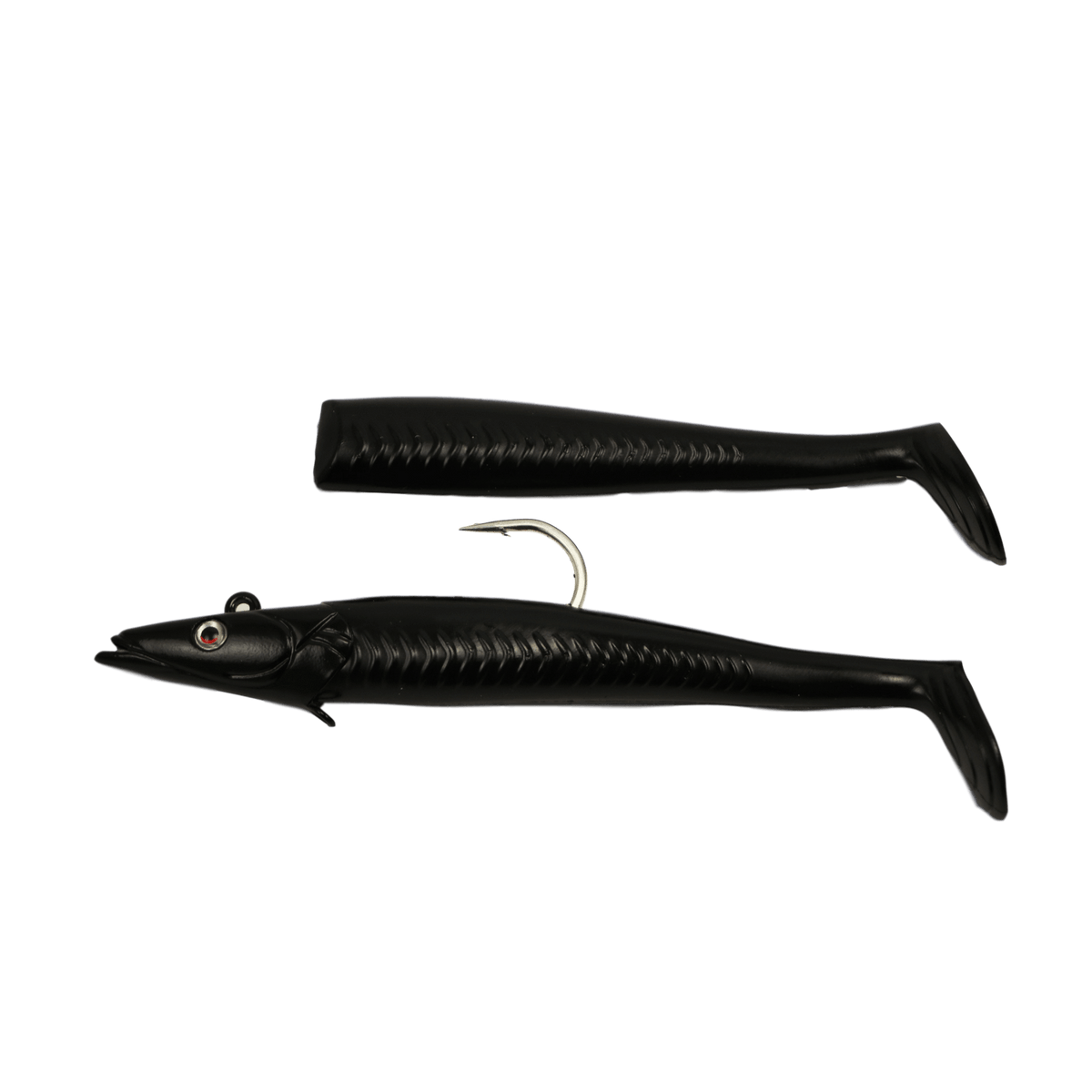 Savage Gear Soft Sandeel Lures 7.5&quot; - 3-1/2oz - SE-J180 / Murdered Out