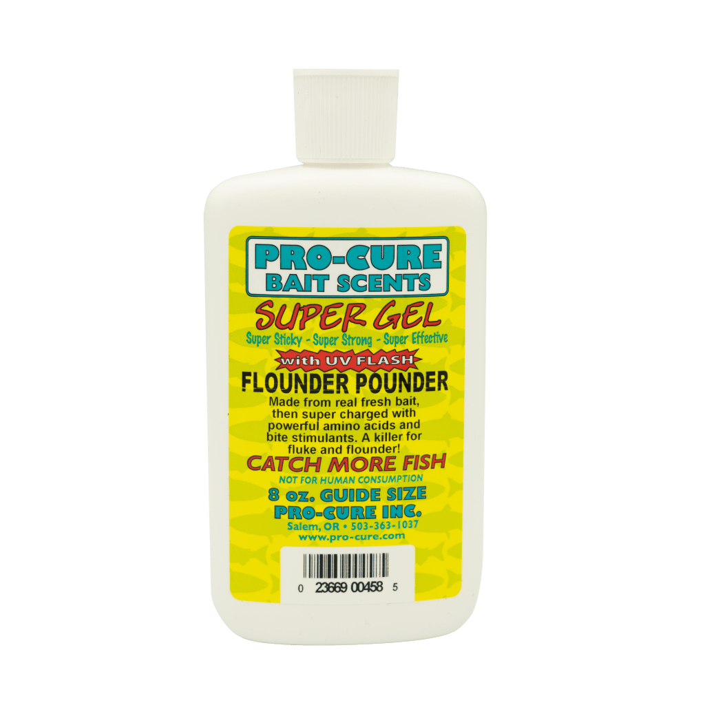 Pro-Cure Bait Scents Super Bait Gels 8oz / Flounder Pounder