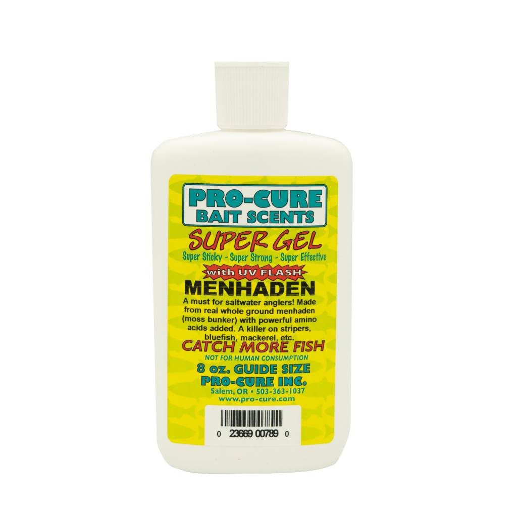 Pro-Cure Bait Scents Super Bait Gels 8oz / Menhaden