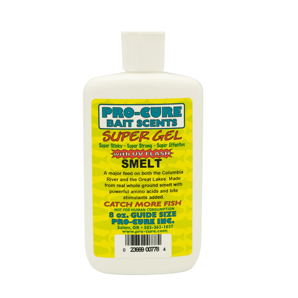 Pro-Cure Bait Scents Super Bait Gels 8oz / Smelt