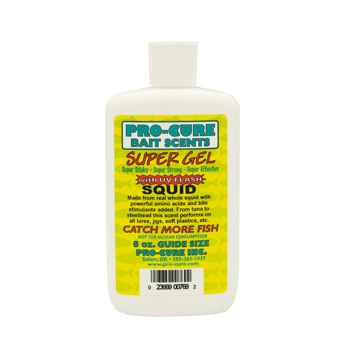 Pro-Cure Bait Scents Super Bait Gels 8oz / Squid