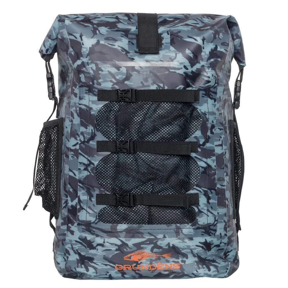 Grundens Rumrunner Backback - 30L Refection Camo Dark Slate