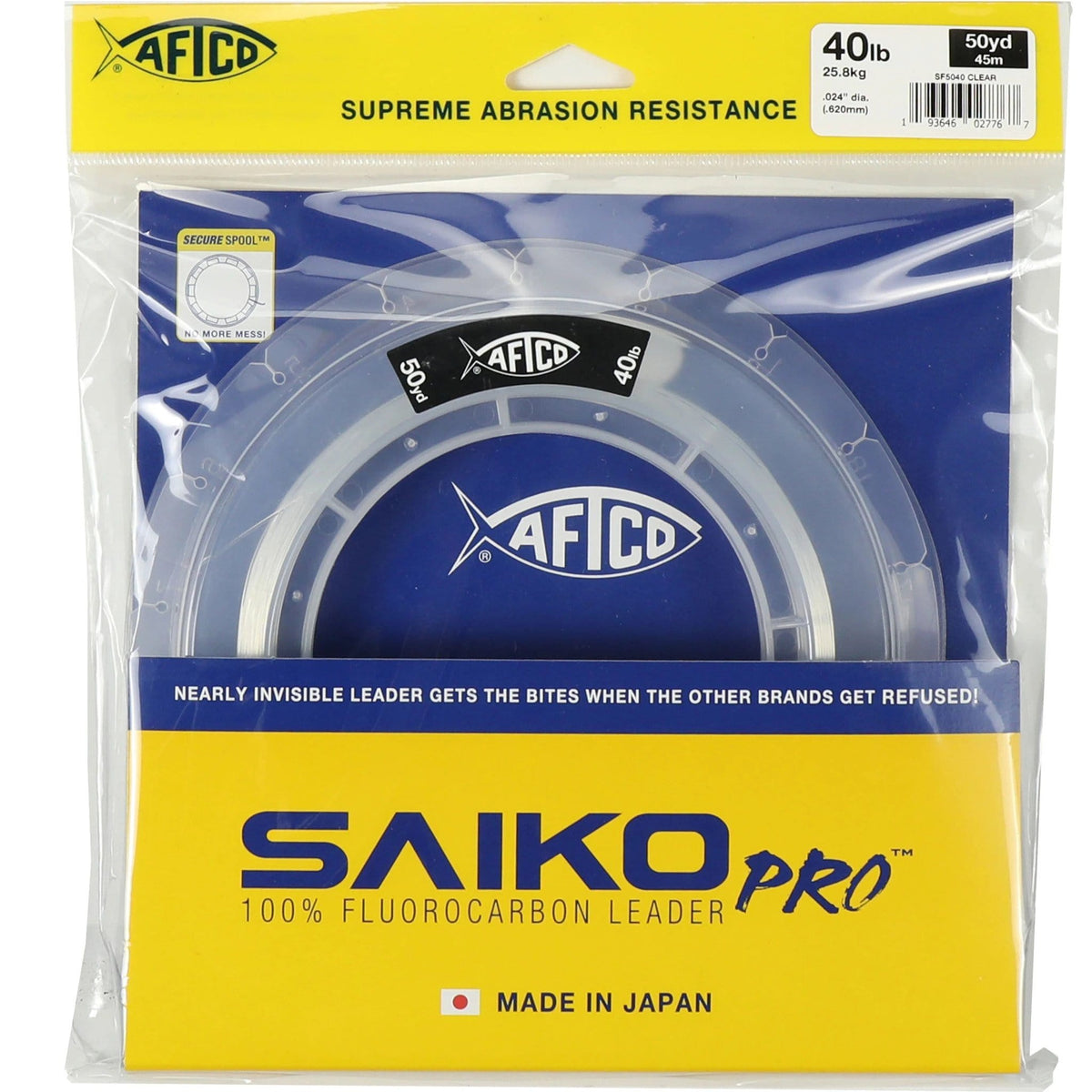 Aftco Saiko Pro 100% Fluorocarbon 50yd / 12lb