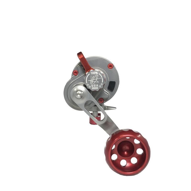 Seigler SG (Small Game) Conventional Lever Drag Reels Left / Red