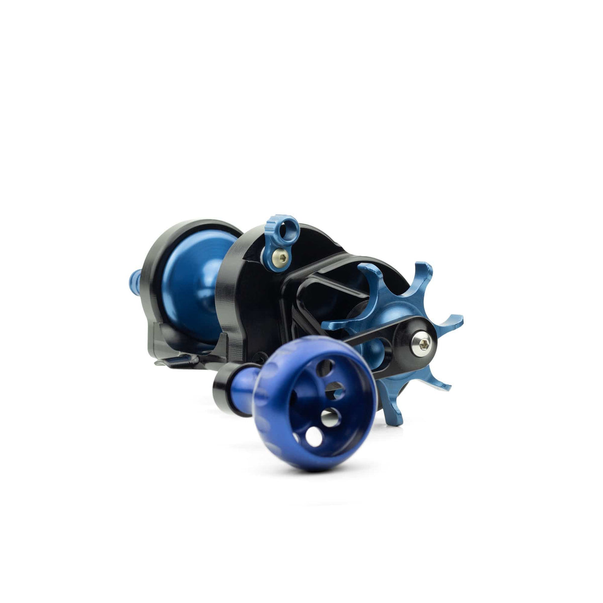 Seigler SM (Star Mag) Conventional Star Drag Reels Black/Blue - Right
