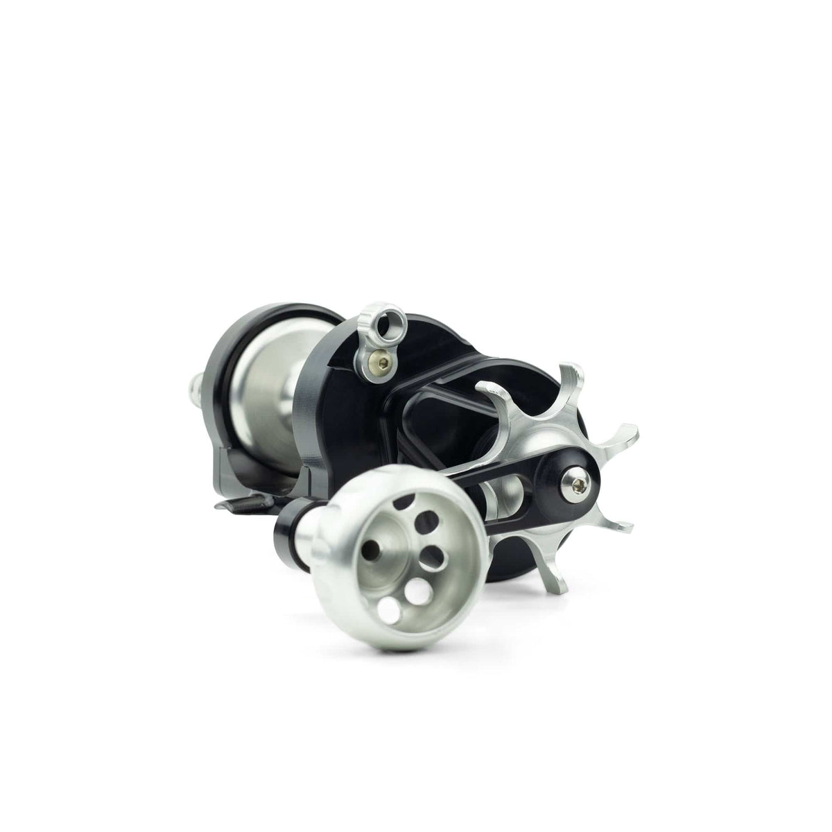 Seigler SM (Star Mag) Conventional Star Drag Reels Black/Silver- Right