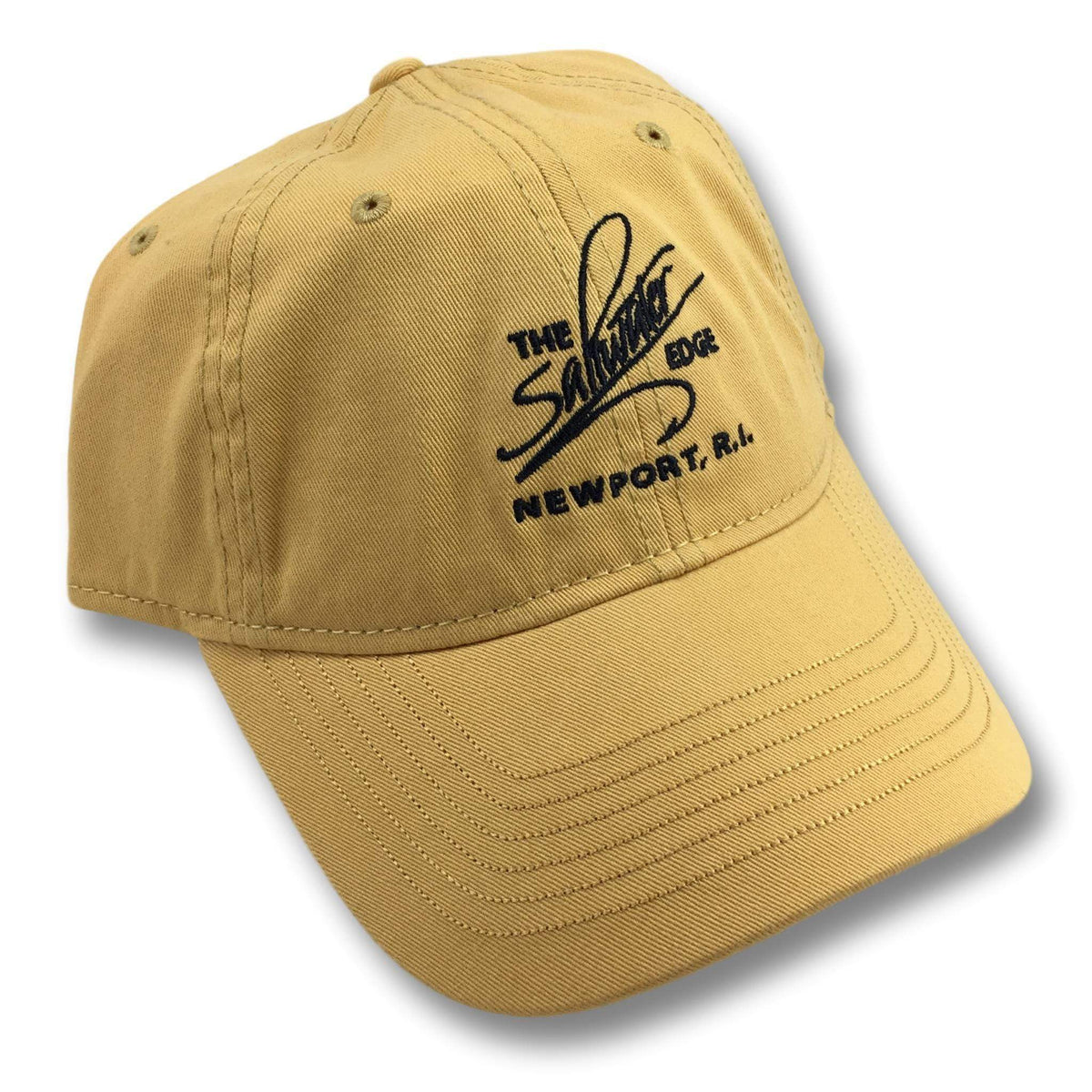 Saltwater Edge Logo Epic Washed Twill Cap Old Gold