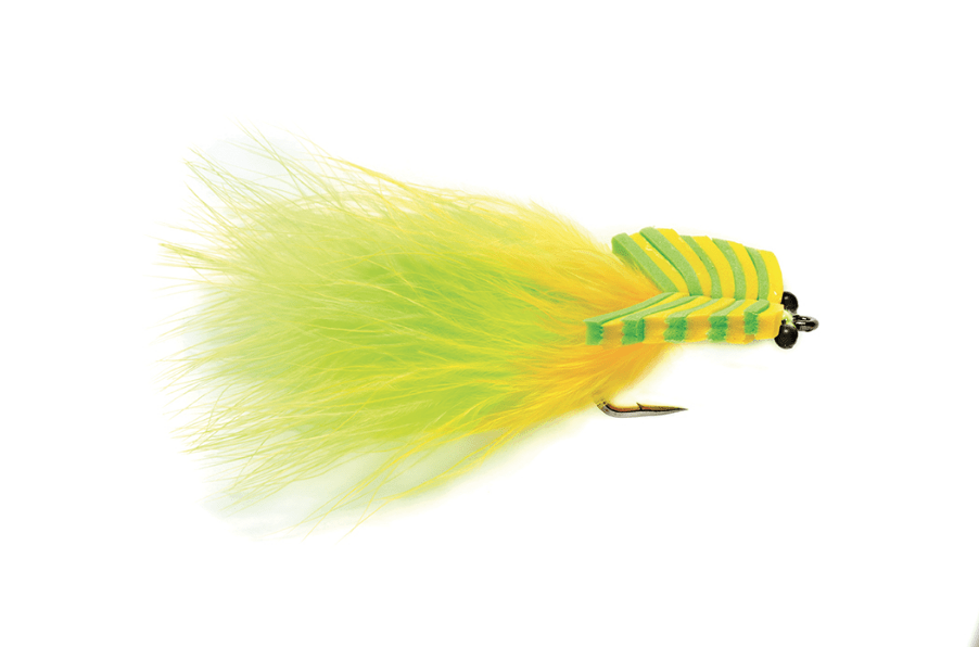 Floating Tarpon Toad Fly Chartreuse
